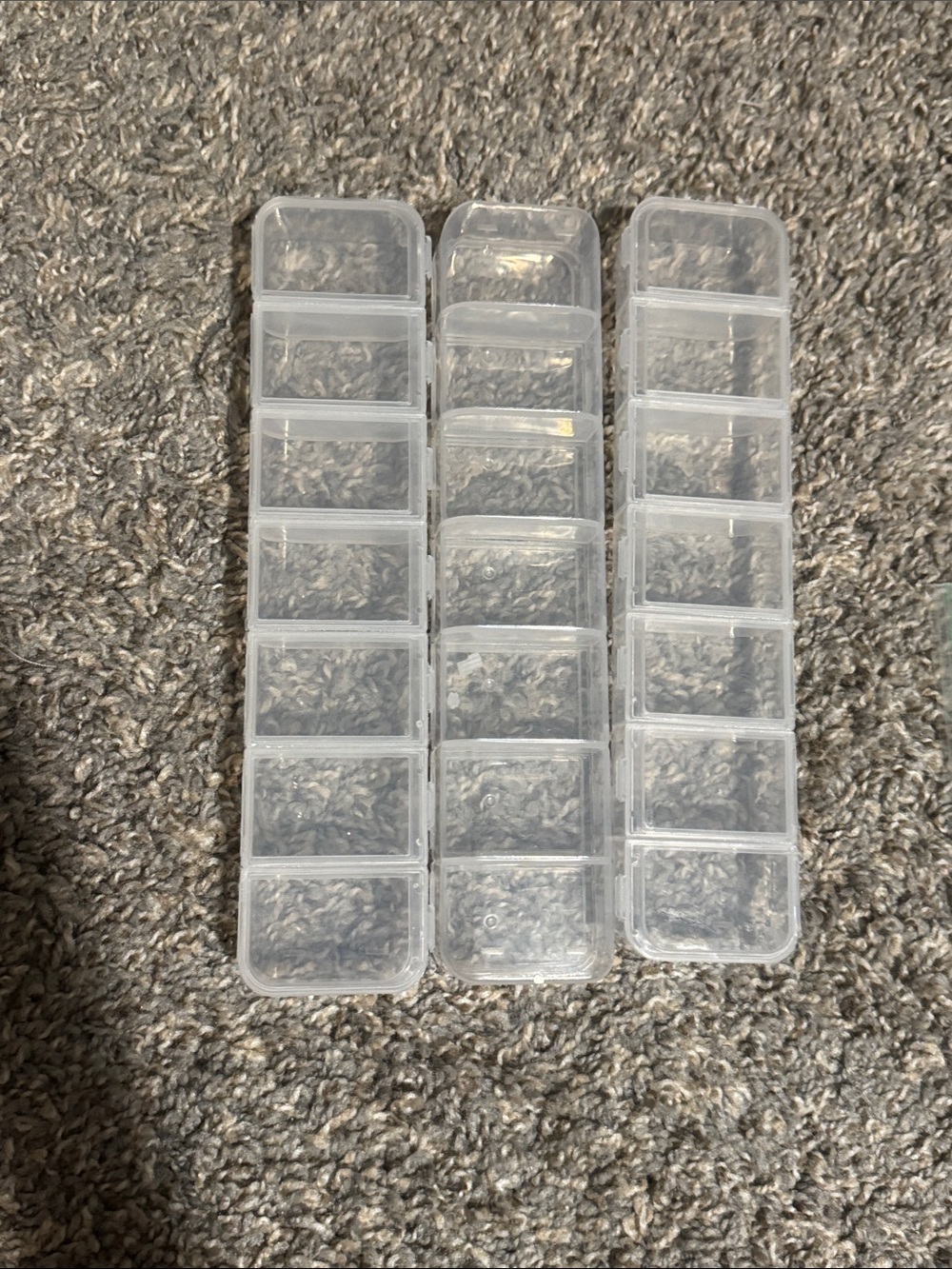 Clear Plastic 10-Compartment craft Organizer - Home Storage & Organization